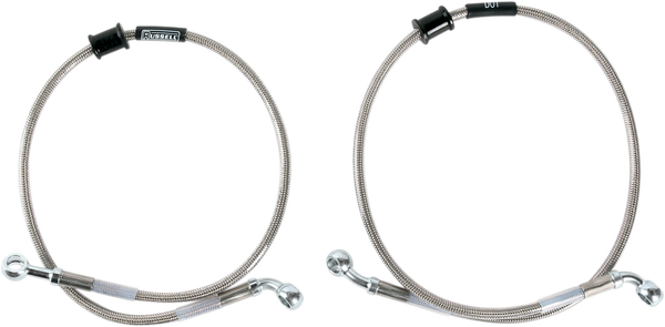 Cycleflex Two-line Racer Brake Line Kit Silver, 1, nordicamoto.ro