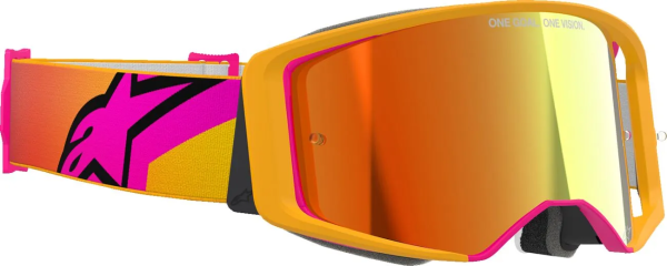 Ochelari Alpinestars Supertech Corp Abs Vision Yellow/Pink-1