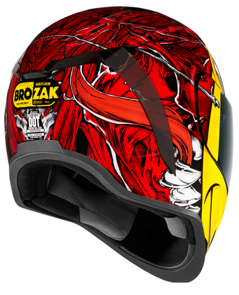 Airform Brozak Mips Helmet Yellow, Red -9