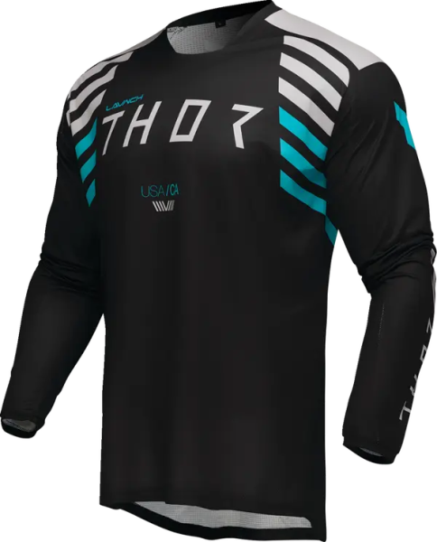 Tricou Enduro Thor Launchmode Zone Black-5