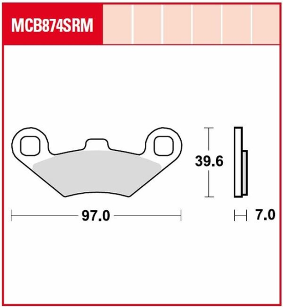 Plăcuțe de frână sinterizate pentru scutere din seria Srm, 1, nordicamoto.ro