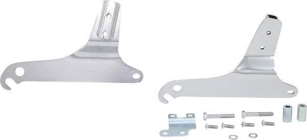 Sissy Bar Side Plates Silver, 1, nordicamoto.ro