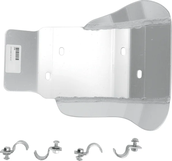 Placă de protecție din aluminiu (argintie), 1, nordicamoto.ro