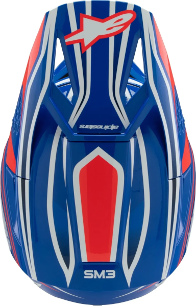 Casca Copii Alpinestars Youth S-m3 Wurx Black/Blue/Red/White-3