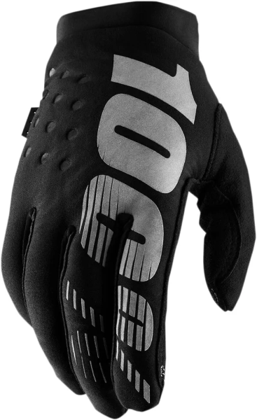Manusi copii 100% Brisker Black/Gray-2