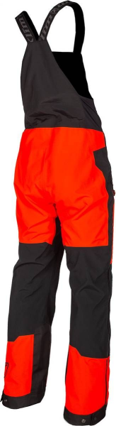 Pantaloni Snowmobil Klim Storm Bib Non-Insulated Negru/Gri Short L, 3, nordicamoto.ro
