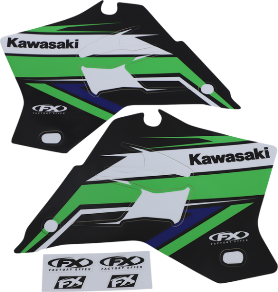 Evo Graphics Kit Black, Green, 2, nordicamoto.ro