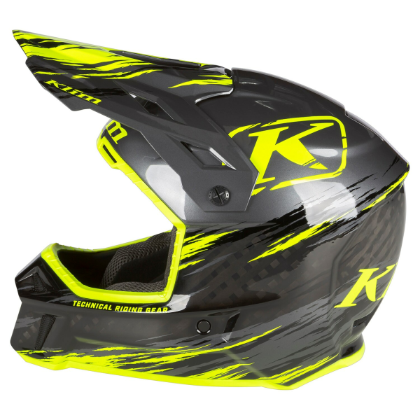 Casca Snowmobil Klim F3 Carbon Pro ECE Ascent Black - Asphalt-9