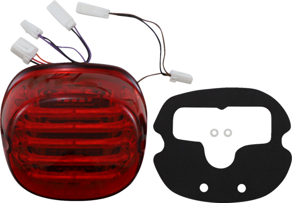 Probeam® Integrated Low Profile Led Taillights With Auxiliary Turn Signals Red, 1, nordicamoto.ro