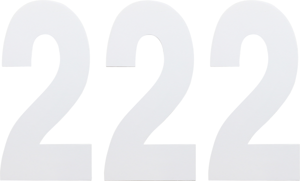 Standard Numbers White, 2, nordicamoto.ro