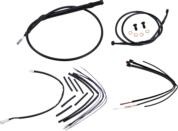 Jail Bar Cable Kit Black, 1, nordicamoto.ro