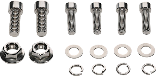 Winch Hardware Kit Silver, 4, nordicamoto.ro