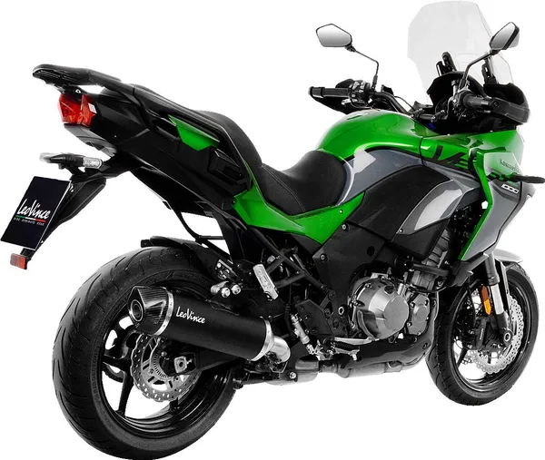 Tobă de eșapament LeoVince Nero Slip-On pentru Kawasaki Versys 650 (2022-2025), 2, nordicamoto.ro