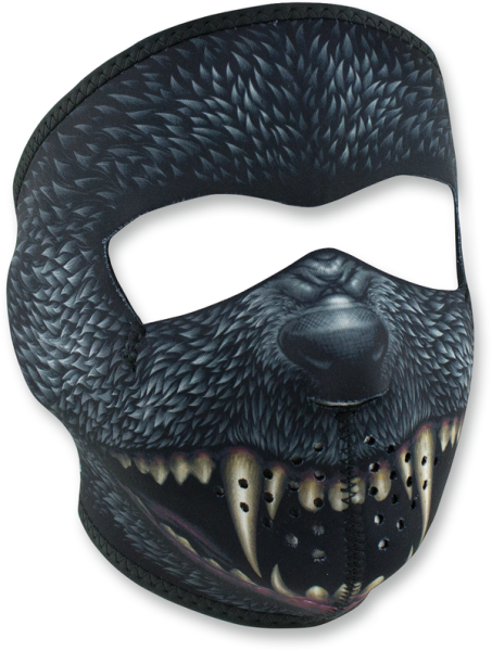 Neoprene Full-face Mask Black, Gray, 1, nordicamoto.ro