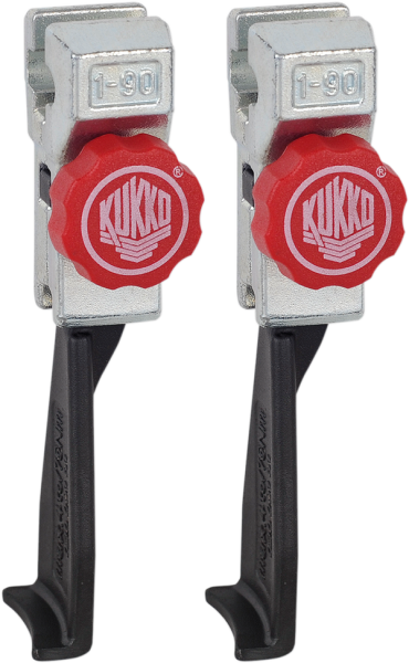 2 Narrow, Quick Adjusting Jaws (pair) - Series 3-p Black, Red, Silver, 1, nordicamoto.ro