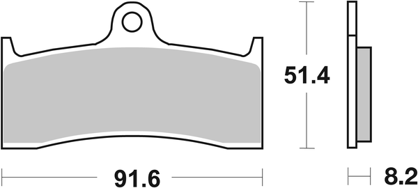 Ct Scooter Carbon Tech Organic Brake Pads, 2, nordicamoto.ro