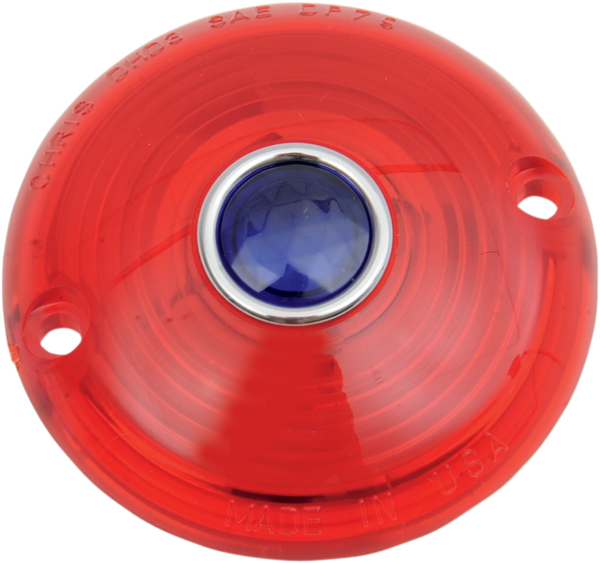 Turn Signal Lenses Blue, Red, 1, nordicamoto.ro