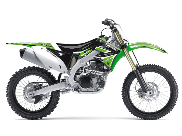 Graphics Kit With Seat Cover Black, Green, 2, nordicamoto.ro