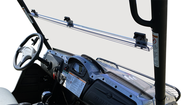 Deluxe Full Folding Windshield Clear -0