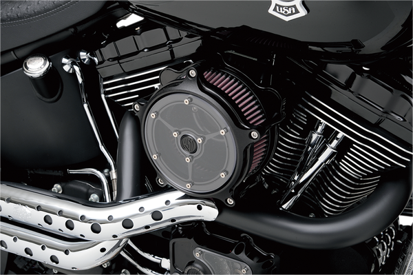 Super Stock Stealth Air Cleaner Kit Black, 1, nordicamoto.ro