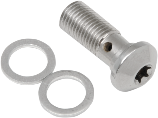 T-30 Torx Banjo Bolt Chrome, 1, nordicamoto.ro