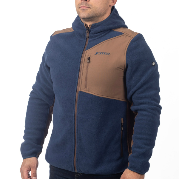 Hanorac Snowmobil Klim Teton Crest Fleece Blue Fusion - Black-12