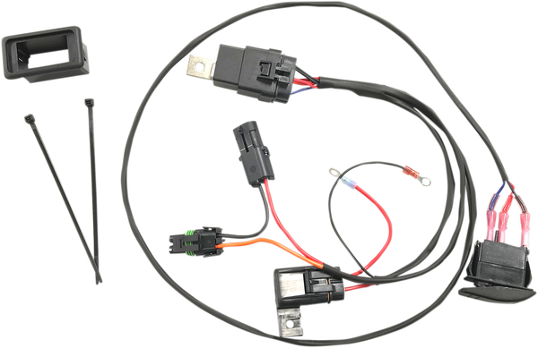 Fan Override Harness Kit With Rocker Switch, 1, nordicamoto.ro