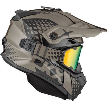 CKX Helmet + Goggles TITAN Viper Titanium M, 4, nordicamoto.ro