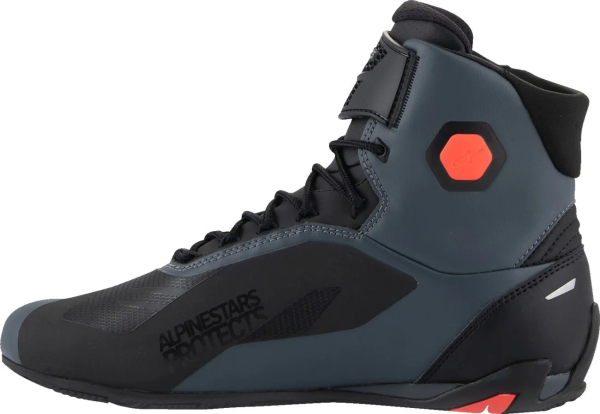 Ghete Alpinestars Faster-4 Black/Grey/Red-4