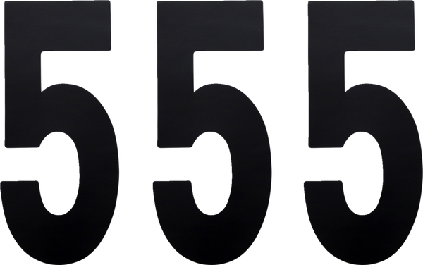 Standard Numbers Black, 3, nordicamoto.ro