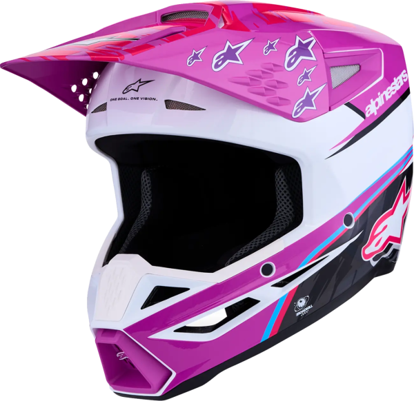 Casca Alpinestars SM3 Falcon Mov/Alb/Roz XS, 1, nordicamoto.ro