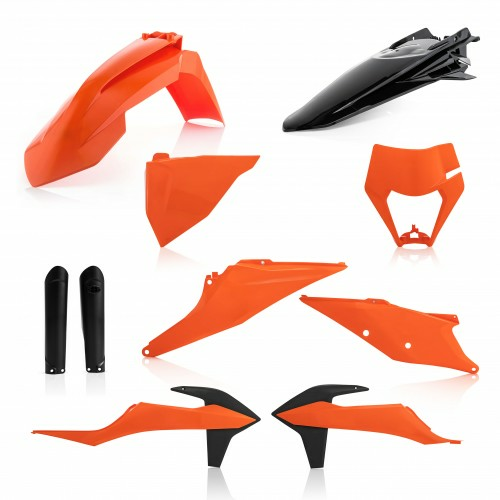 Kit complet plastice Acerbis KTM EXC/EXC-F 2020-2023 Portocaliu, 5, nordicamoto.ro