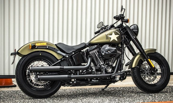 Muffler Slip-on 3.5(r) Duals For Softails Black, 1, nordicamoto.ro