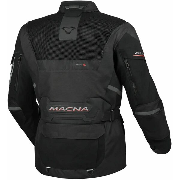 Geaca textil impermeabila touring/adventure MACNA FLEXODUS S Gri/Negru, 14, nordicamoto.ro