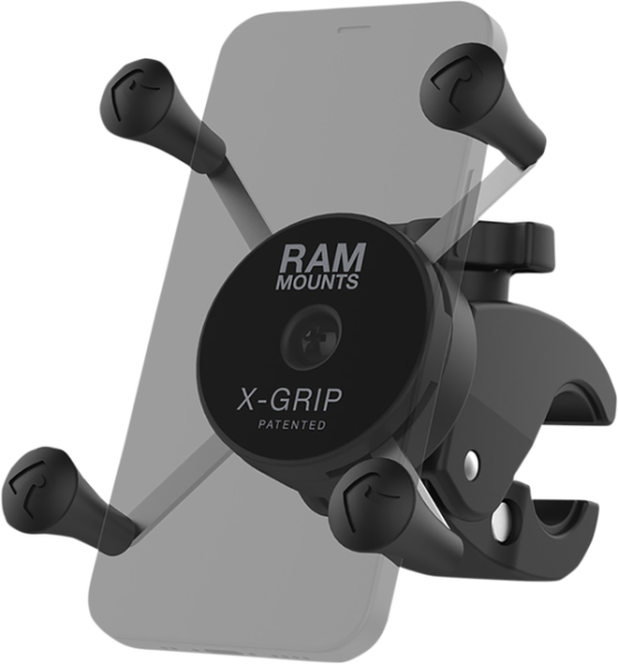 X-grip Phone Mount With Low-profile Tough-claw Black 