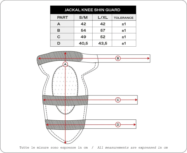 Jackal Knee-shin Guard Black, White -0
