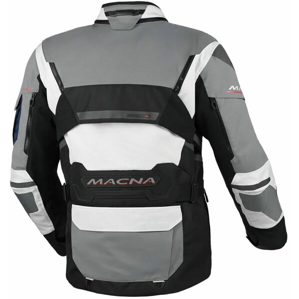Geaca textil impermeabila touring/adventure MACNA FLEXODUS S Gri/Negru, 24, nordicamoto.ro
