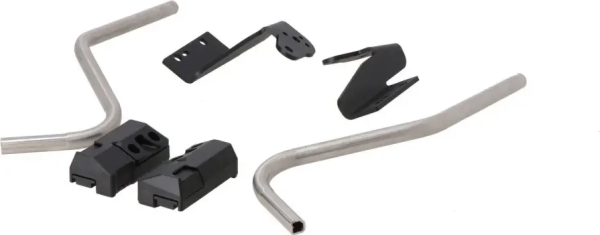 Blaze Panniers Spacer Bars Black, Silver 