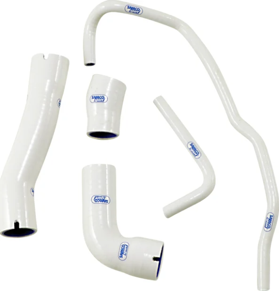 Set de furtunuri pentru radiator, alb, 1, nordicamoto.ro