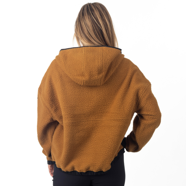 Hanorac Dama Klim Sira High Pile Fleece Black-12