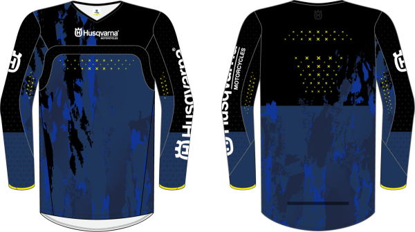 Railed Jersey BLK/BLUE, 1, nordicamoto.ro