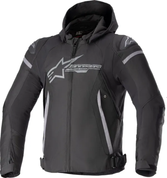 Geaca Moto Alpinestars Zaca Waterproof Black/Gray-2