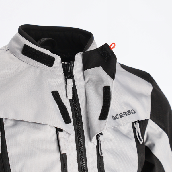 Geaca Dama Acerbis CE X-Rover Gri/Rosu XS, 11, nordicamoto.ro