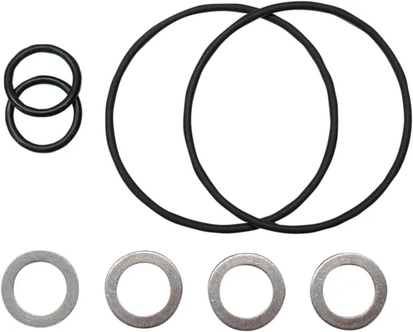 MOOSE RACING Oil Filter Hardware Kit Black, Silver 