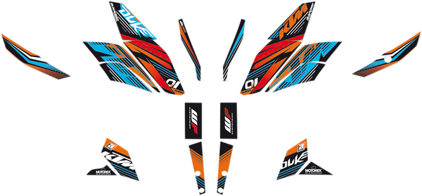 One Race Graphics Kit Orange, 1, nordicamoto.ro