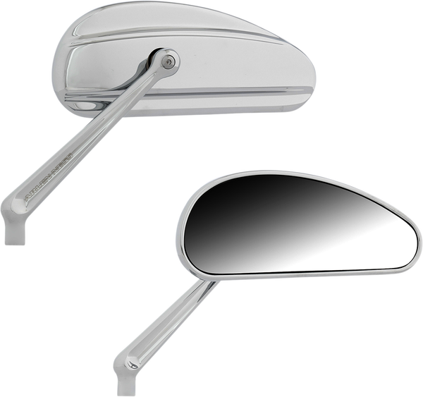 Downdraft Mirror Silver, Chrome, 1, nordicamoto.ro