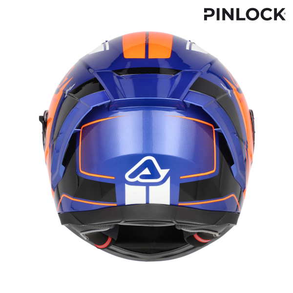 Casca integrala Acerbis X-way Graphic Portocaliu/Albastru XL-5