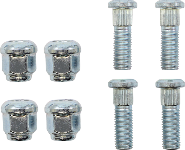 Wheel Stud/nut Kit Silver, 1, nordicamoto.ro