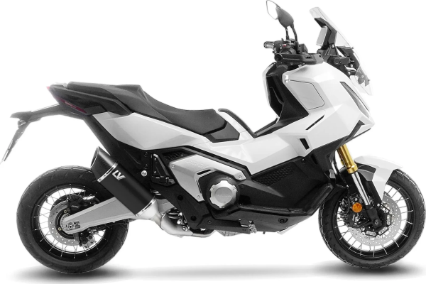 Tobă de eșapament LeoVince LV-14 R Black Edition Slip-On pentru Honda X-ADV 750 / Forza 750, 3, nordicamoto.ro