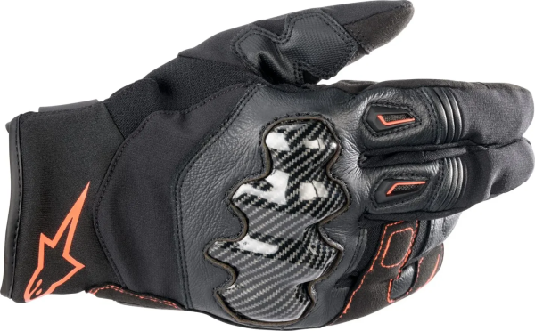 Manusi Alpinestars Smx-1 Drystar Black/Fluo Red
